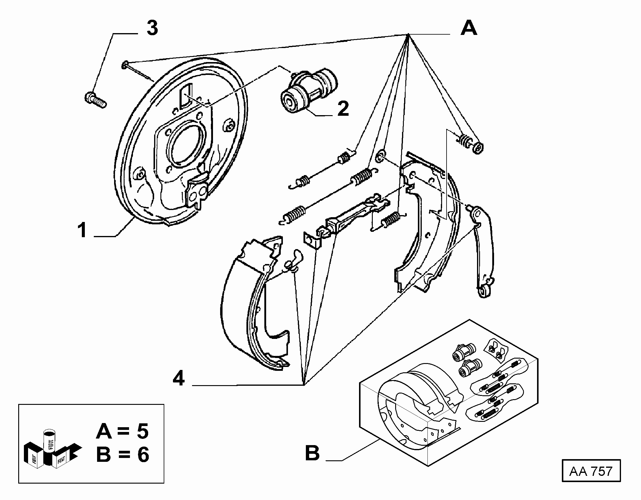 FIAT 77362451 - Jarrukenkäsarja inparts.fi