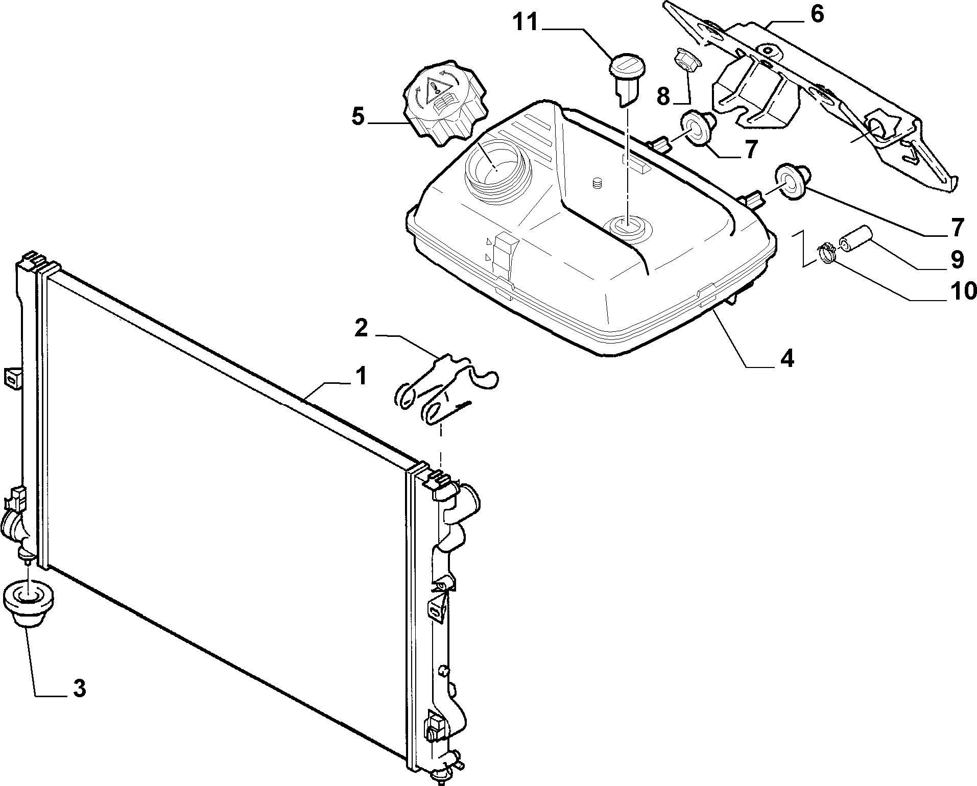 CITROËN 1475060080 - Jäähdytin,moottorin jäähdytys inparts.fi