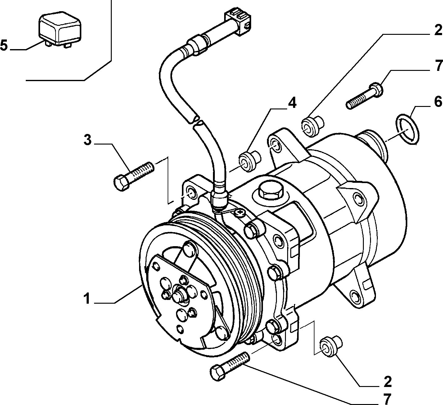 CITROËN 9606859880 - Rele, työvirta inparts.fi