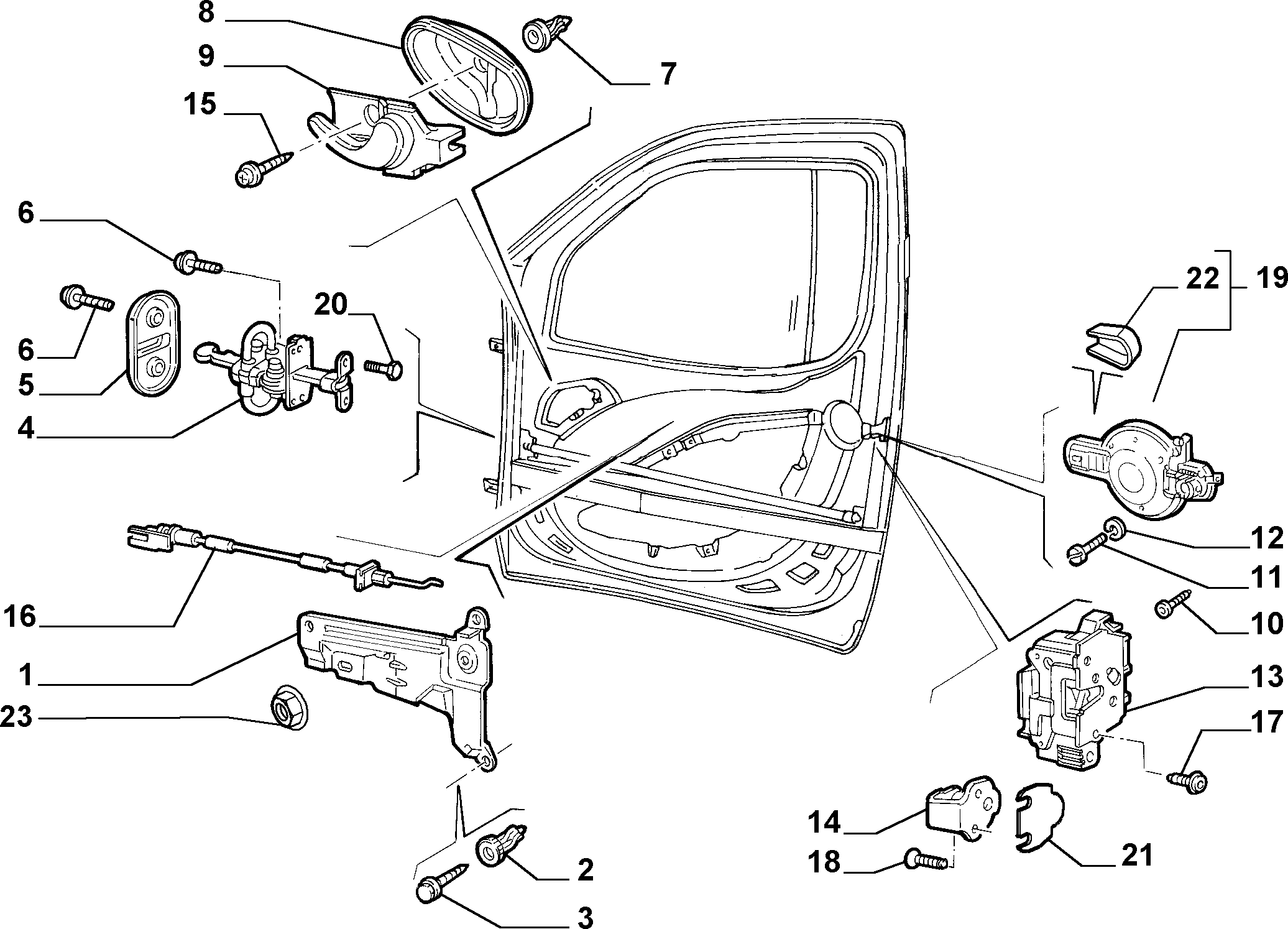 FIAT 46747437 - Ohjain, lukitusnuppi inparts.fi