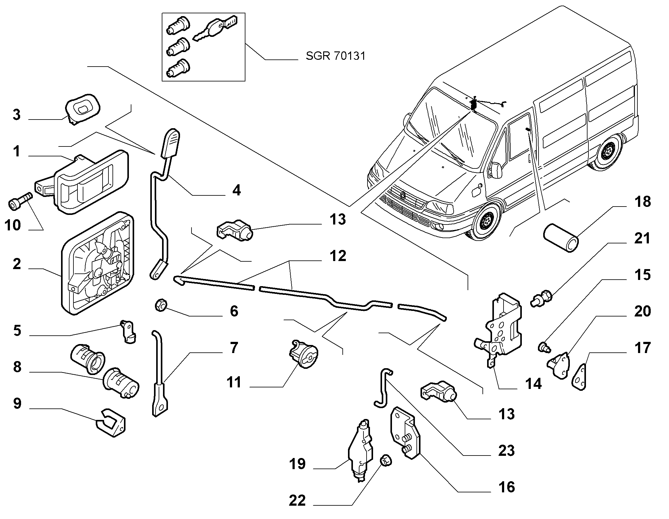 CITROËN 1339729080 - Ovilukko inparts.fi