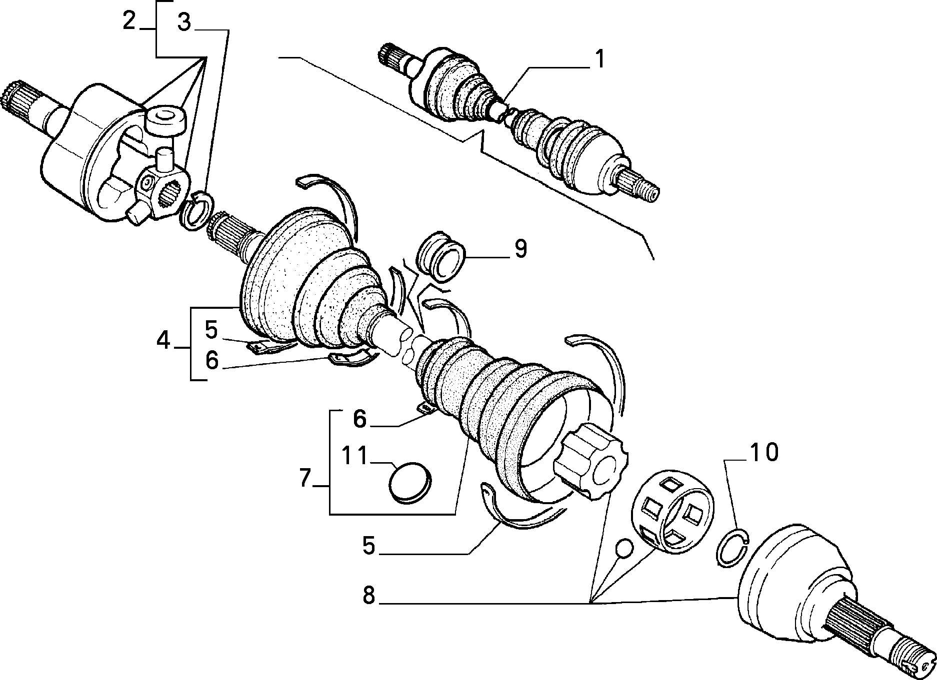 CITROËN 9607411480 - Vetoakseli inparts.fi