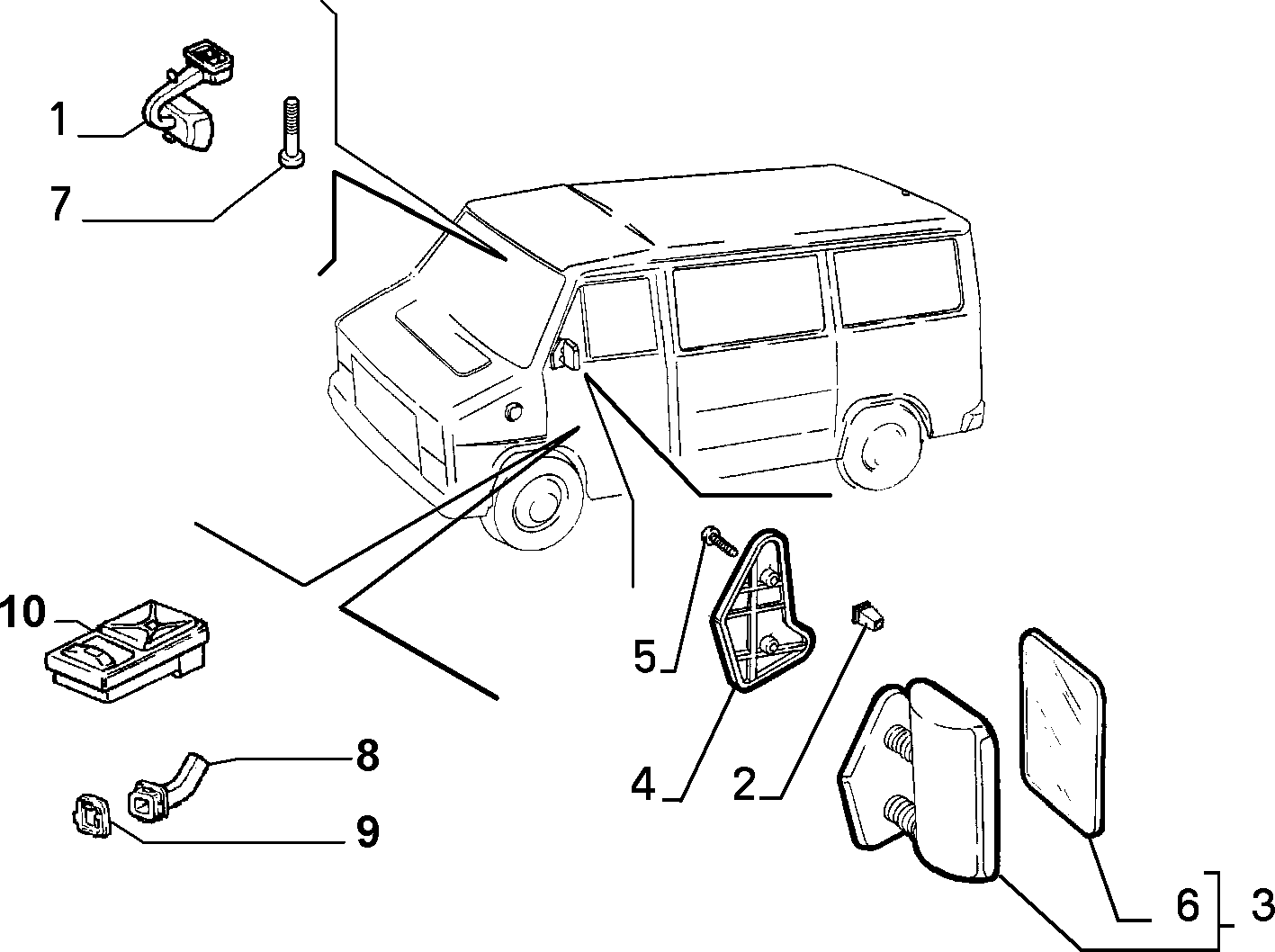 FIAT 7684289 - Ulkopeili inparts.fi