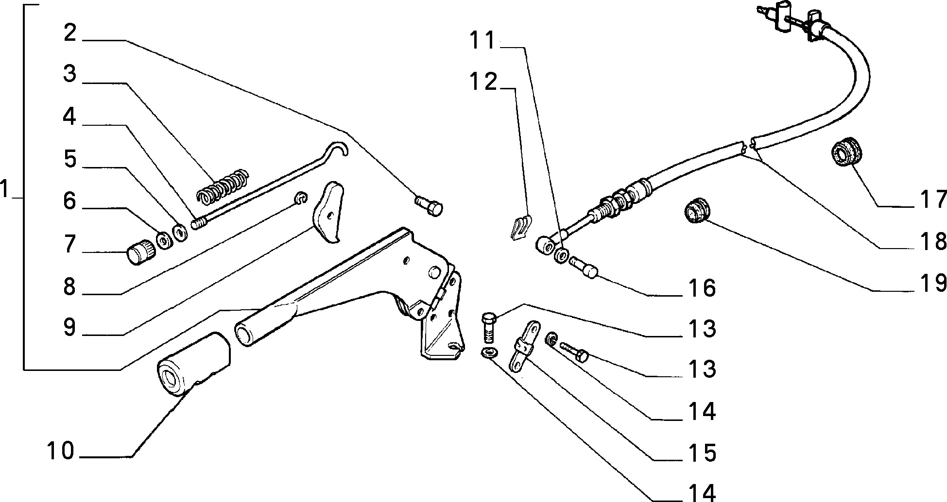 CITROËN 7660110 - Vaijeri, seisontajarru inparts.fi