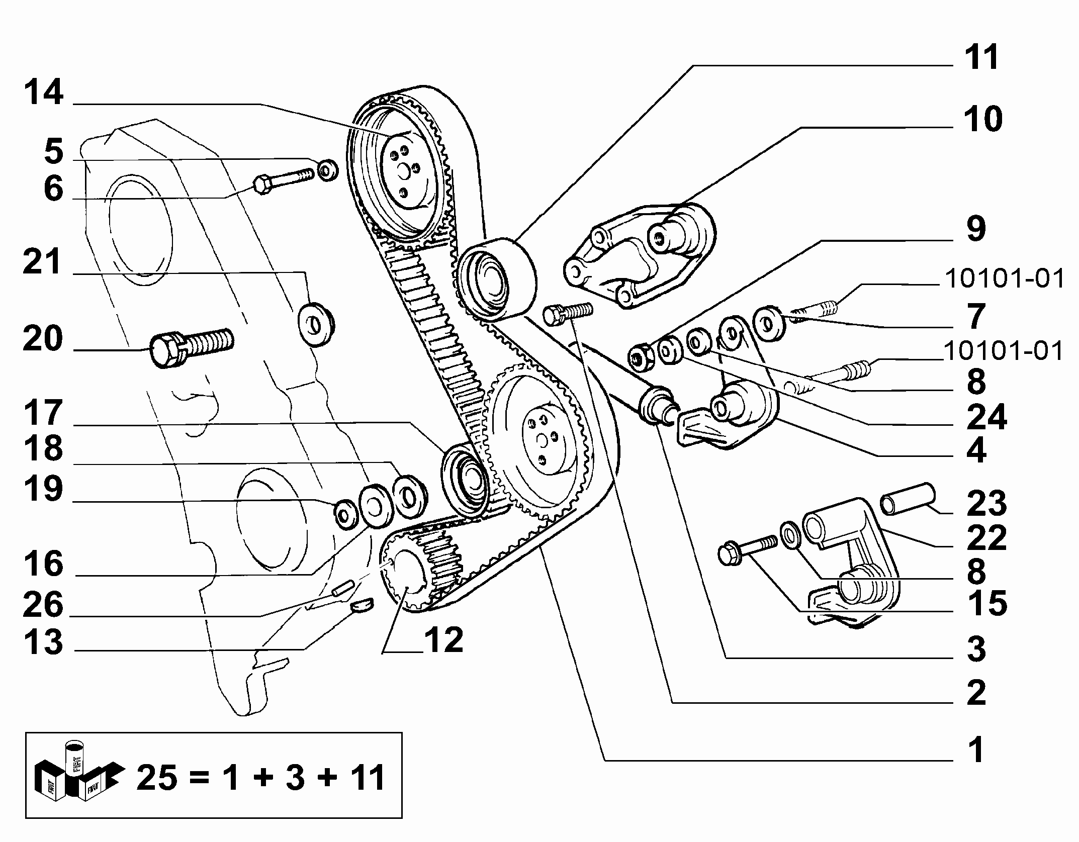 Opel 99461357 - Hihnankiristin, moniurahihna inparts.fi