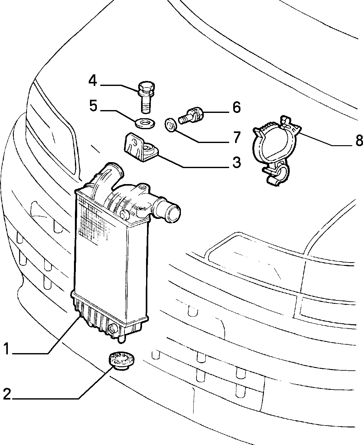 FIAT 1340934080 - Välijäähdytin inparts.fi