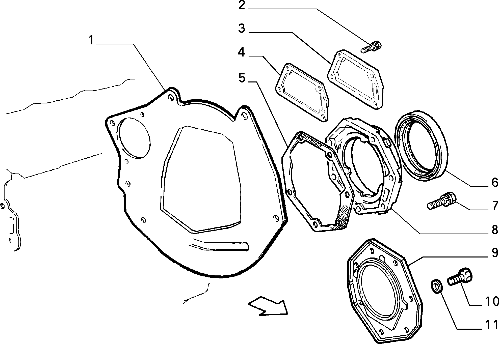 Opel 99468744 - Akselitiiviste, kampiakseli inparts.fi