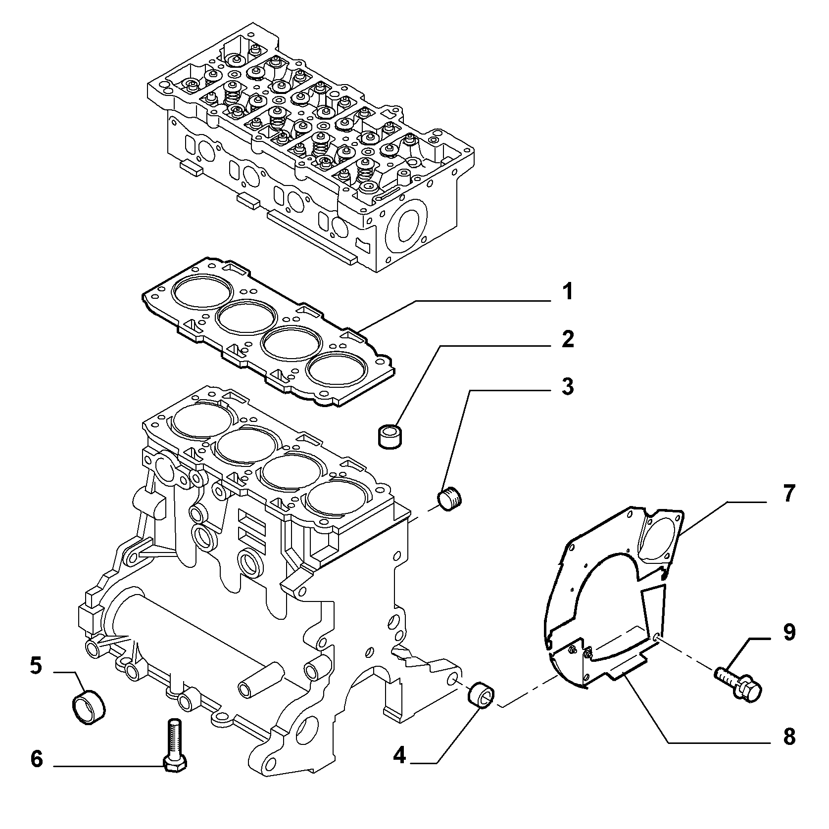 FIAT 55221093 - Tiiviste, sylinterikansi inparts.fi