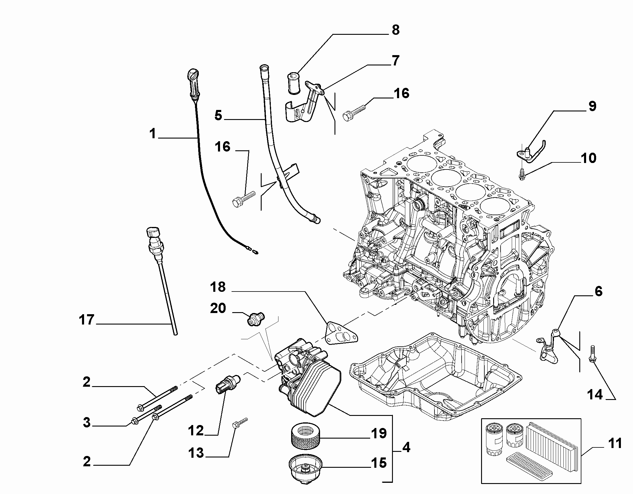 CITROËN 9662282580 - Öljynsuodatin inparts.fi