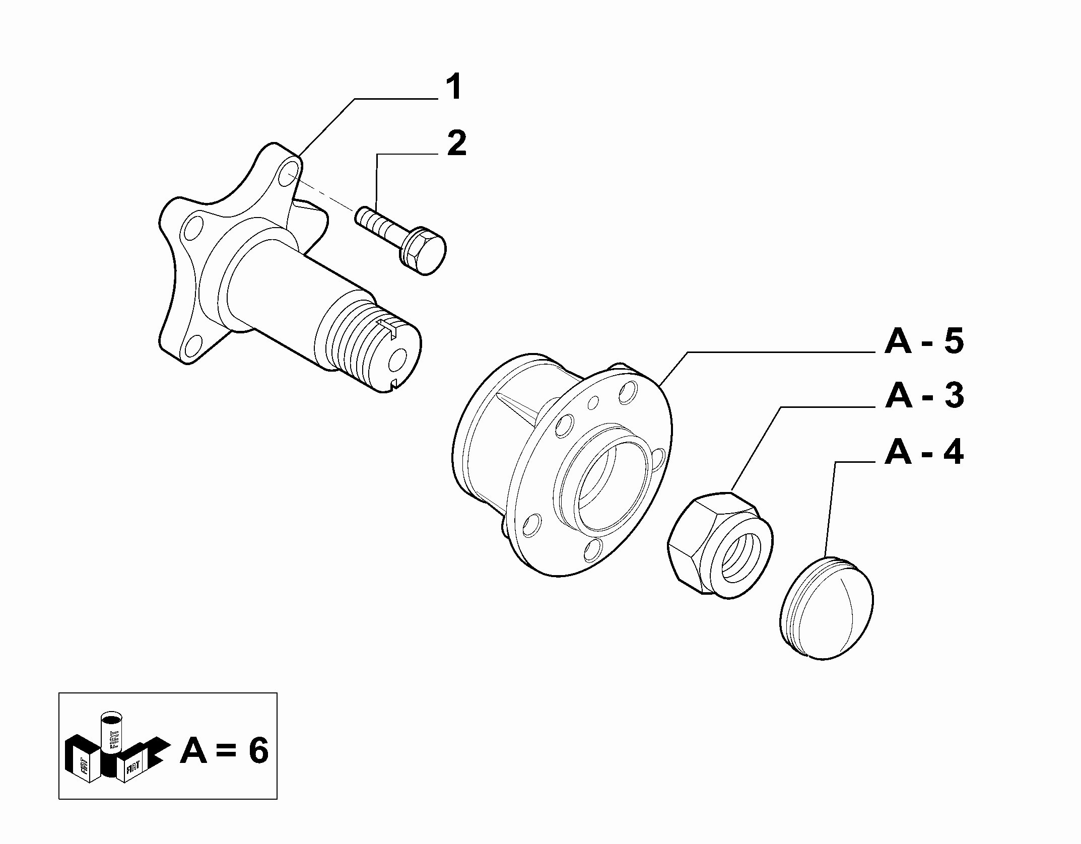 FIAT 71753811 - Pyöränlaakerisarja inparts.fi