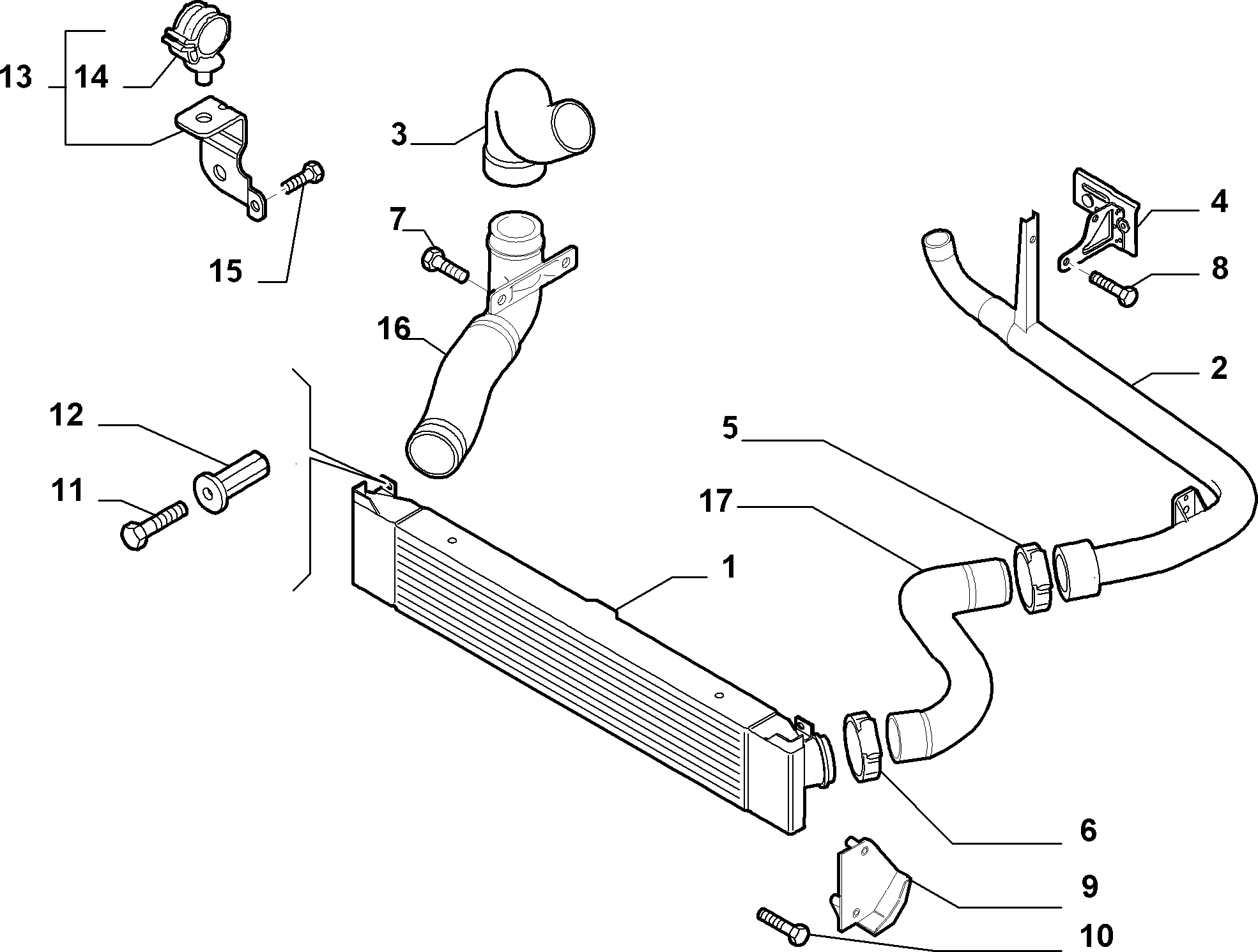 CITROËN 1347700080 - Välijäähdytin inparts.fi