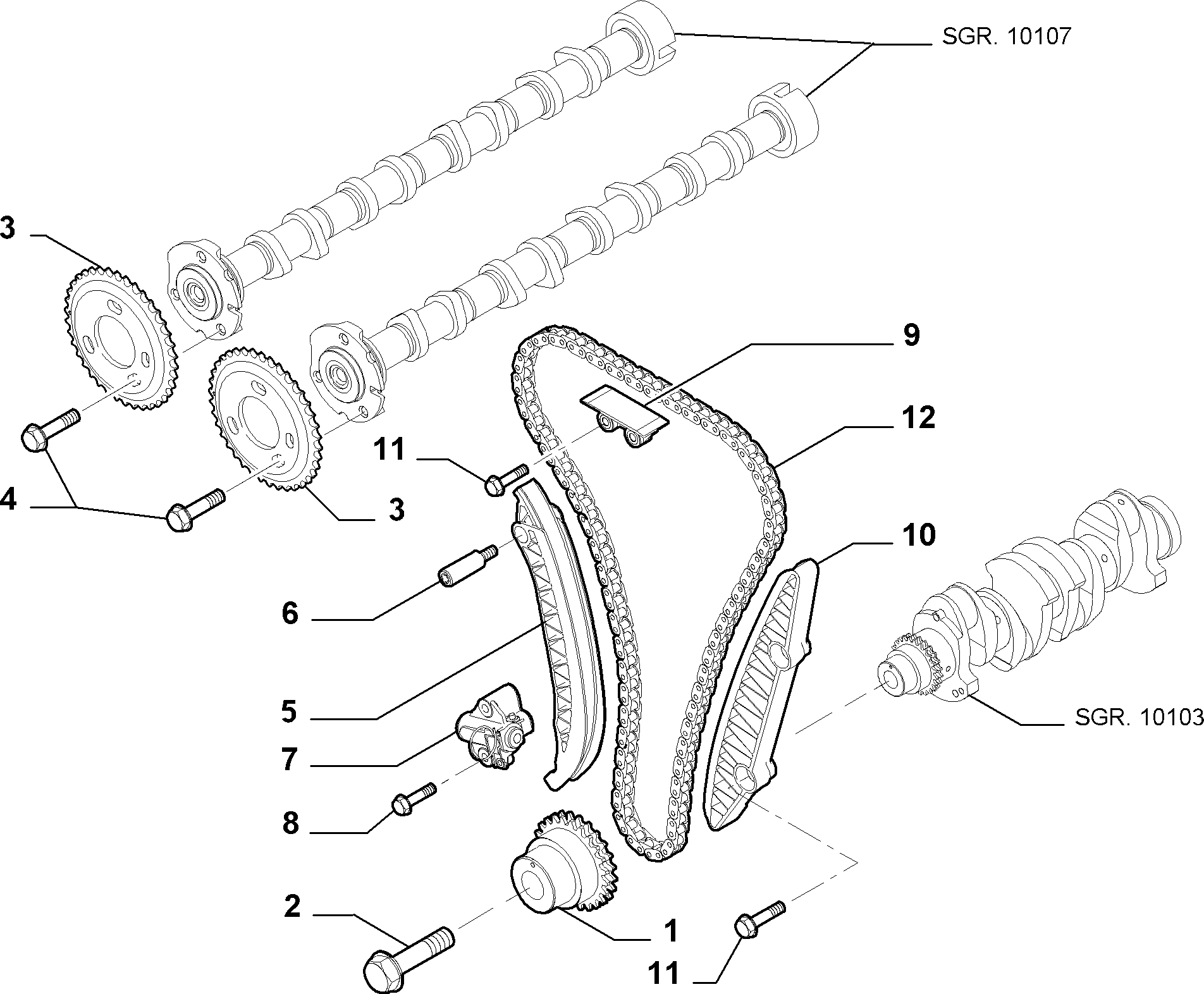 CITROËN 96 758 058 80 - Jakoketjusarja inparts.fi