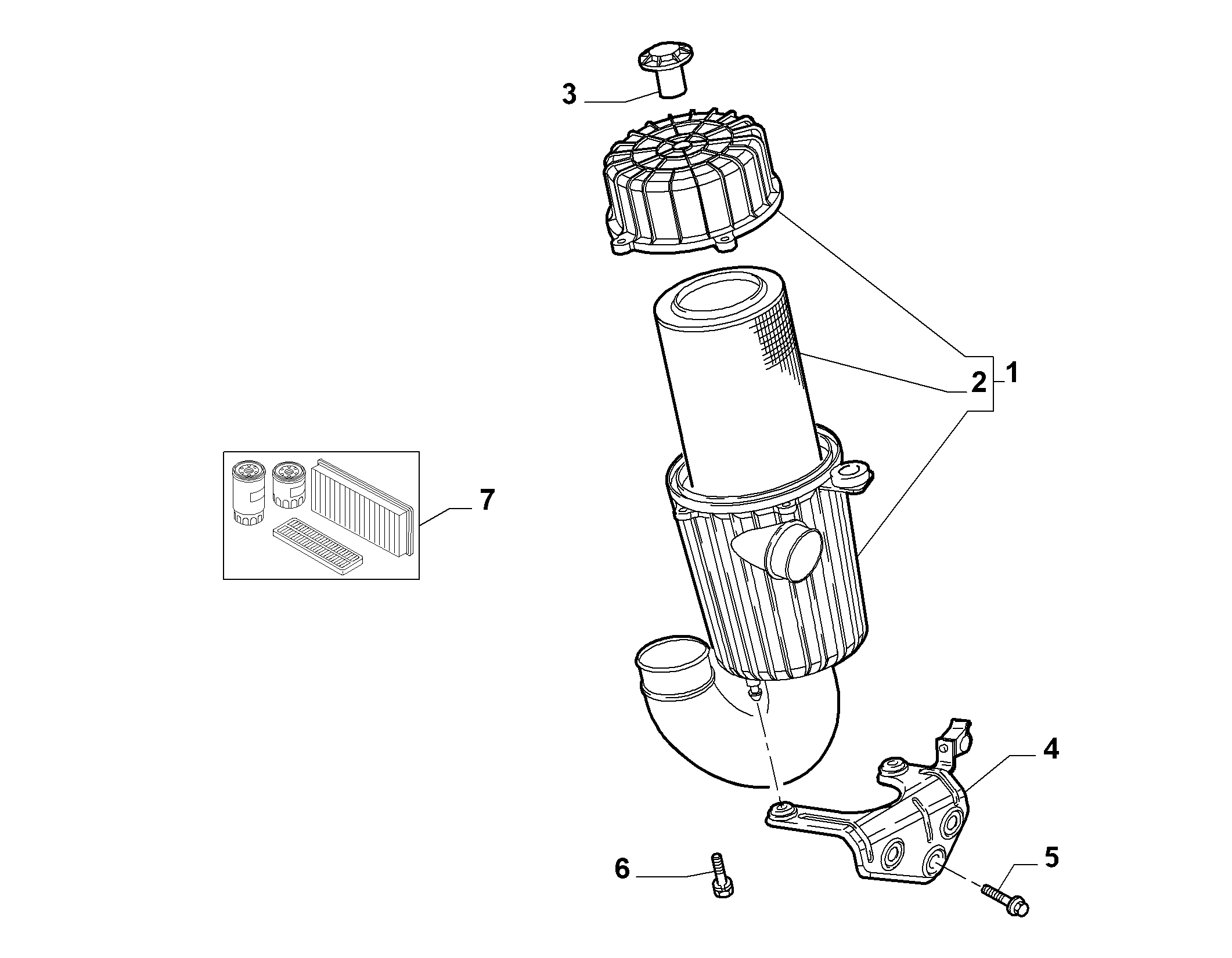 FIAT 1359643080 - Ilmansuodatin inparts.fi