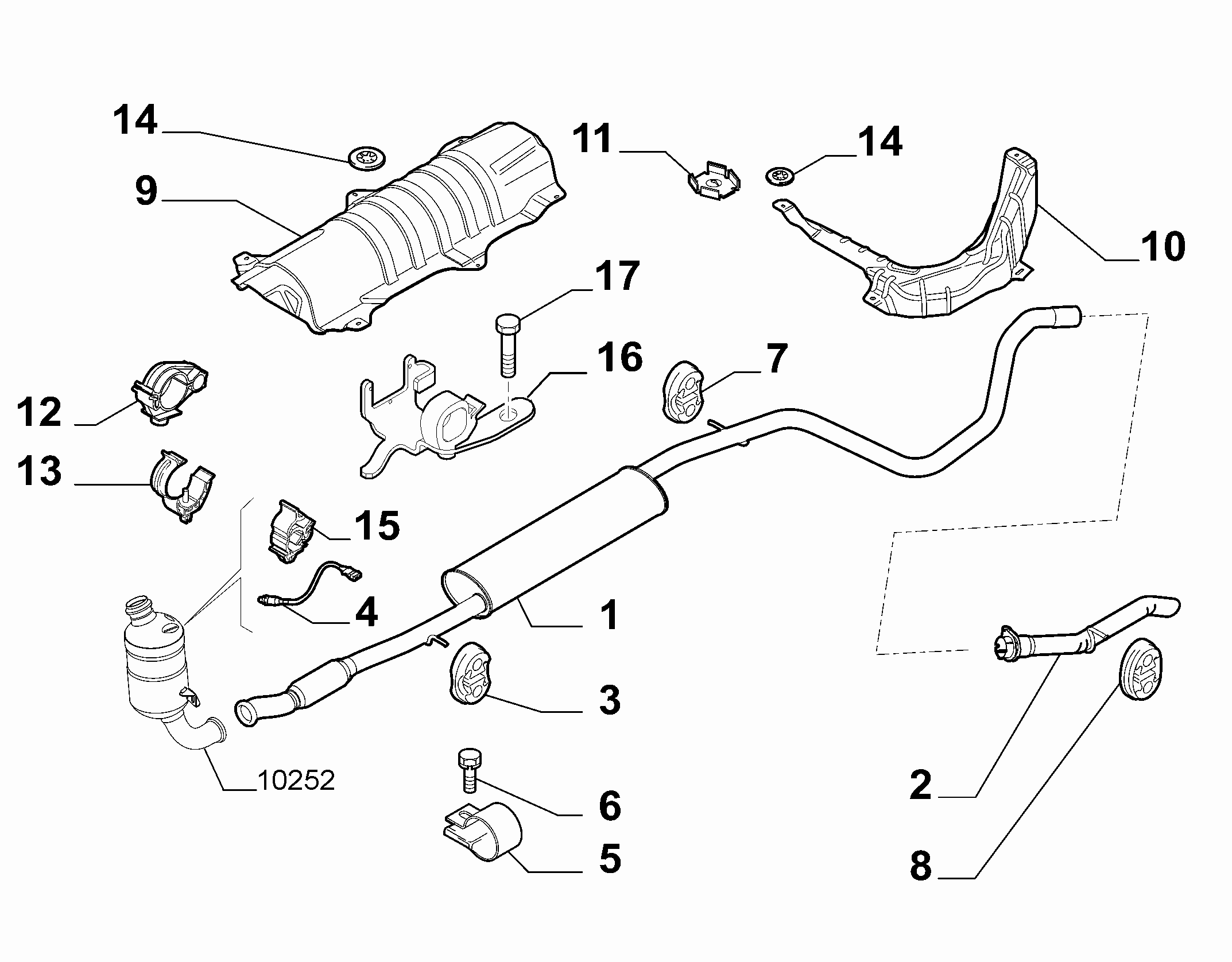 Chrysler 55702861 - Pölysuojasarja, iskunvaimennin inparts.fi