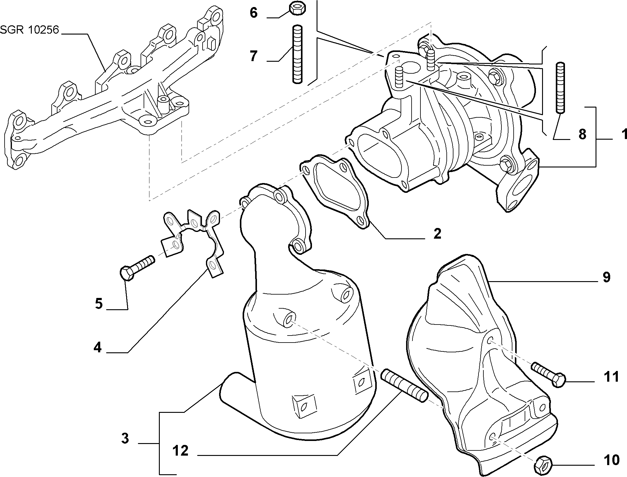 FIAT 55223357 - Katalysaattori inparts.fi