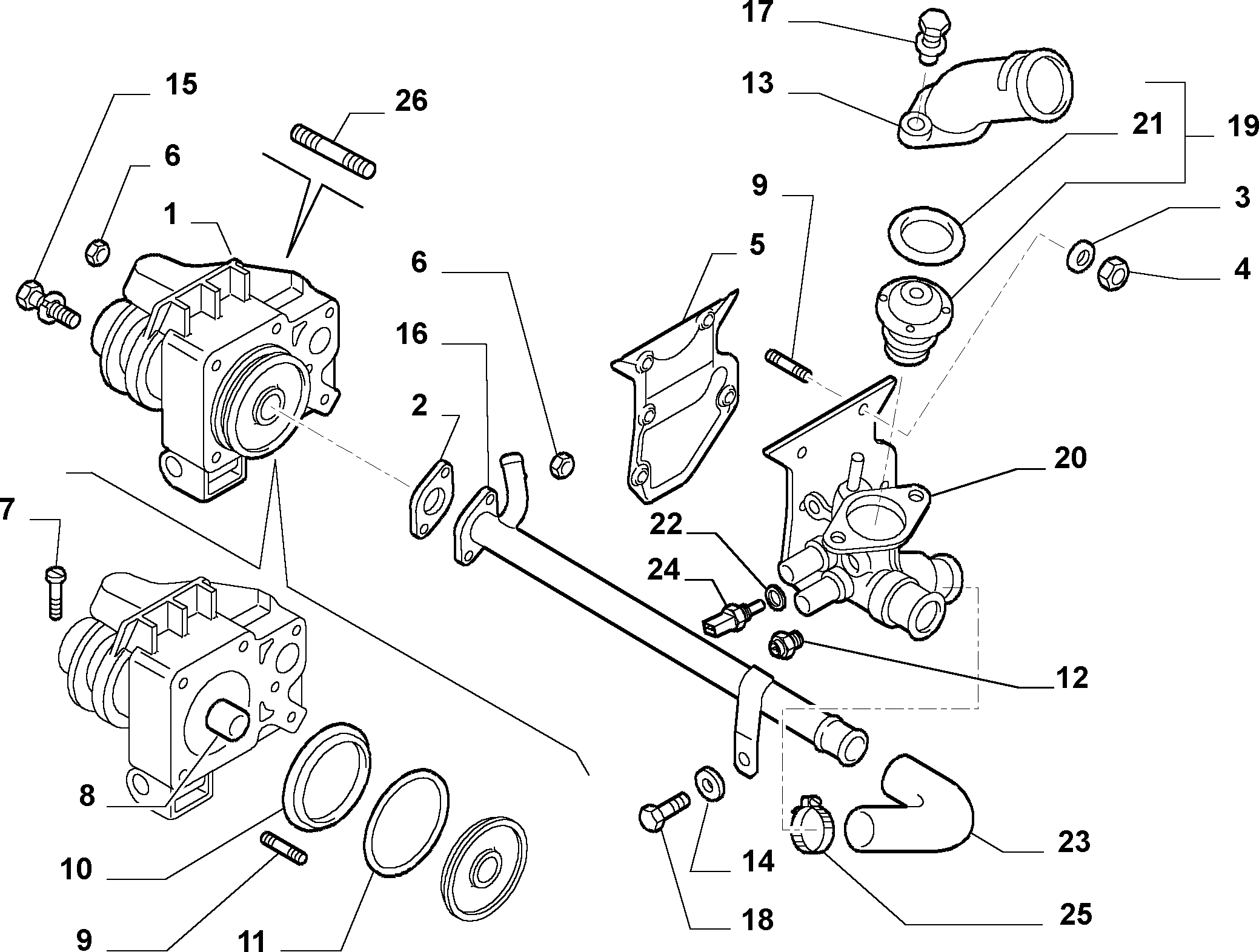 IVECO 504127558 - Tunnistin, jäähdytysnesteen lämpötila inparts.fi