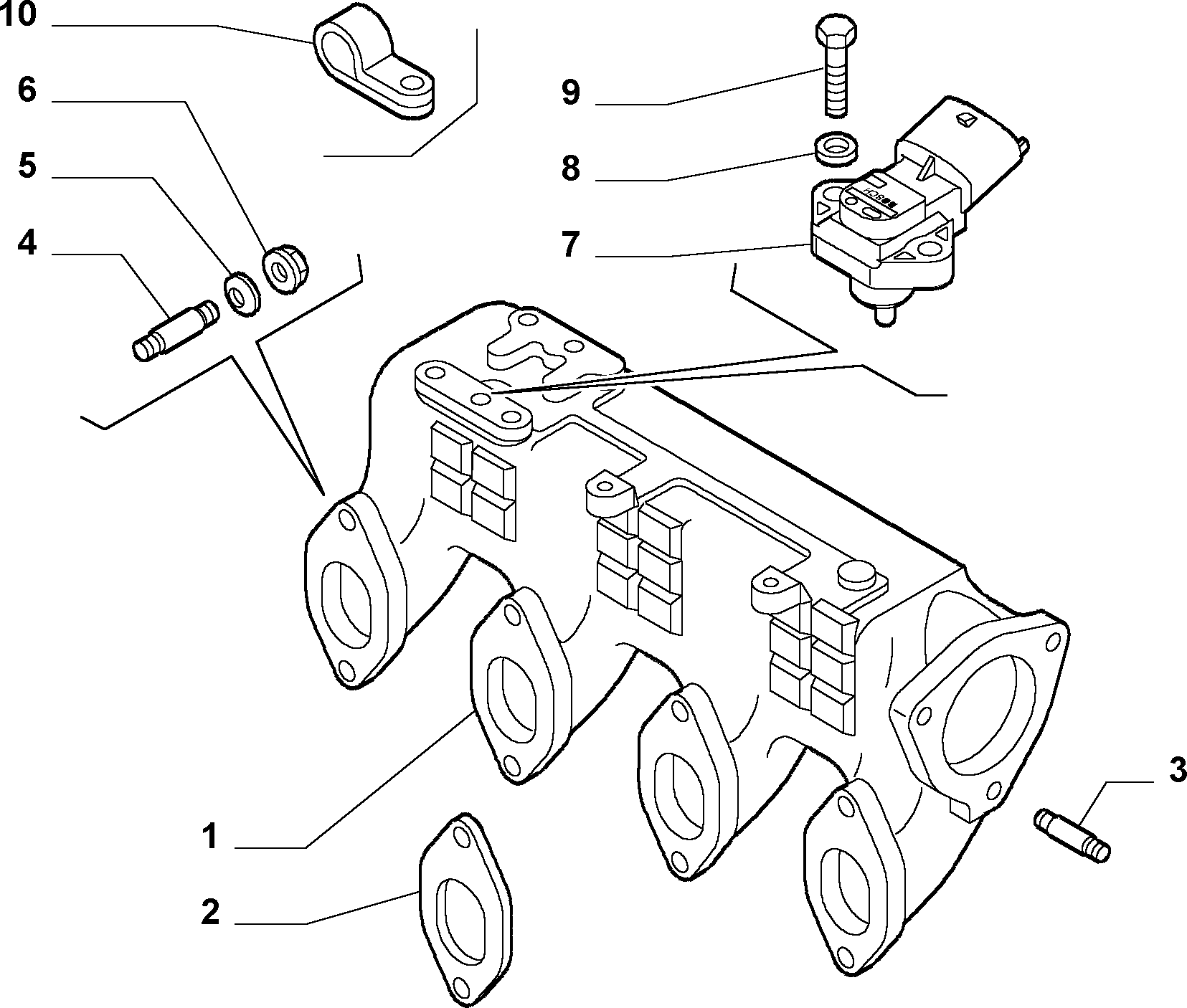 FIAT 98425767 - Tiiviste, imusarja inparts.fi