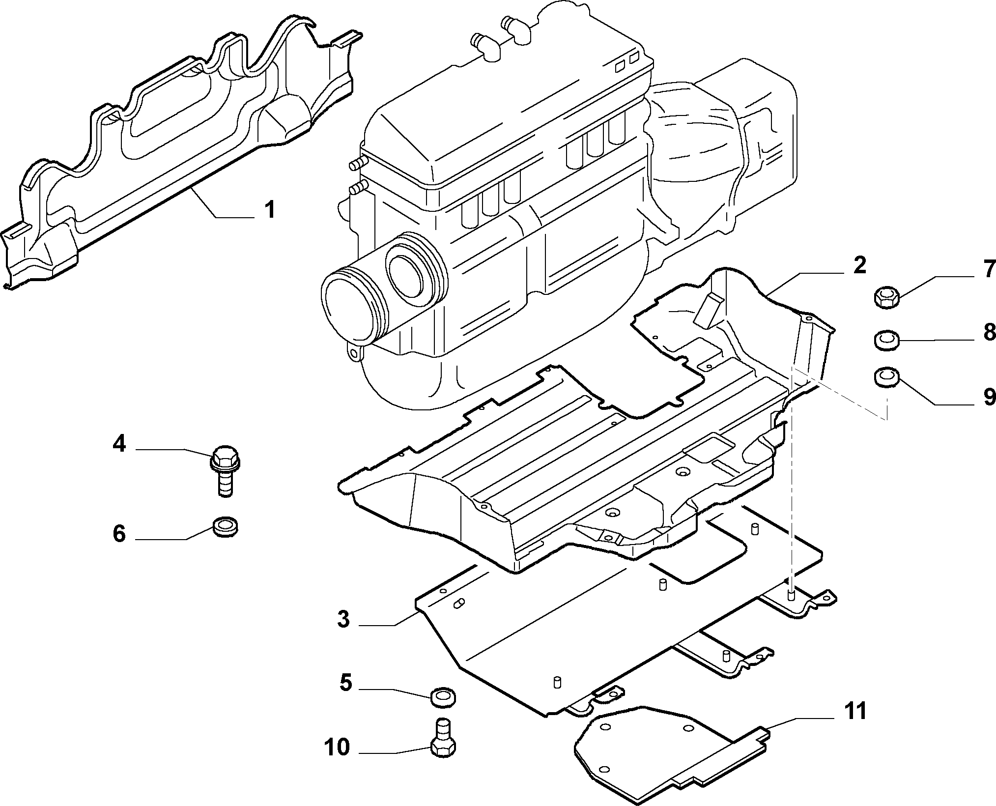 FIAT 11586121 - SCREW AND WASHERASSY inparts.fi