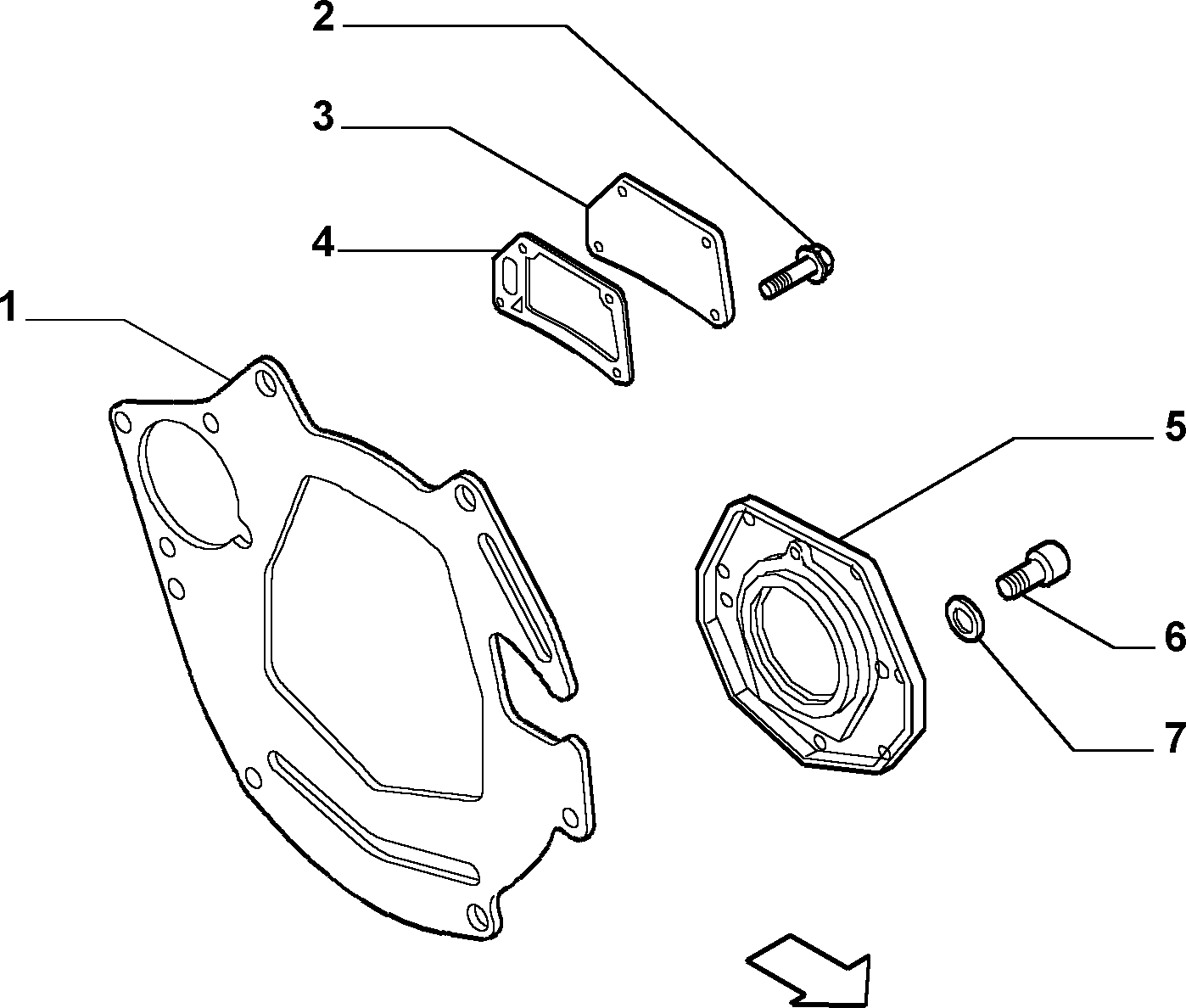 FIAT 504086314 - Akselitiiviste, kampiakseli inparts.fi