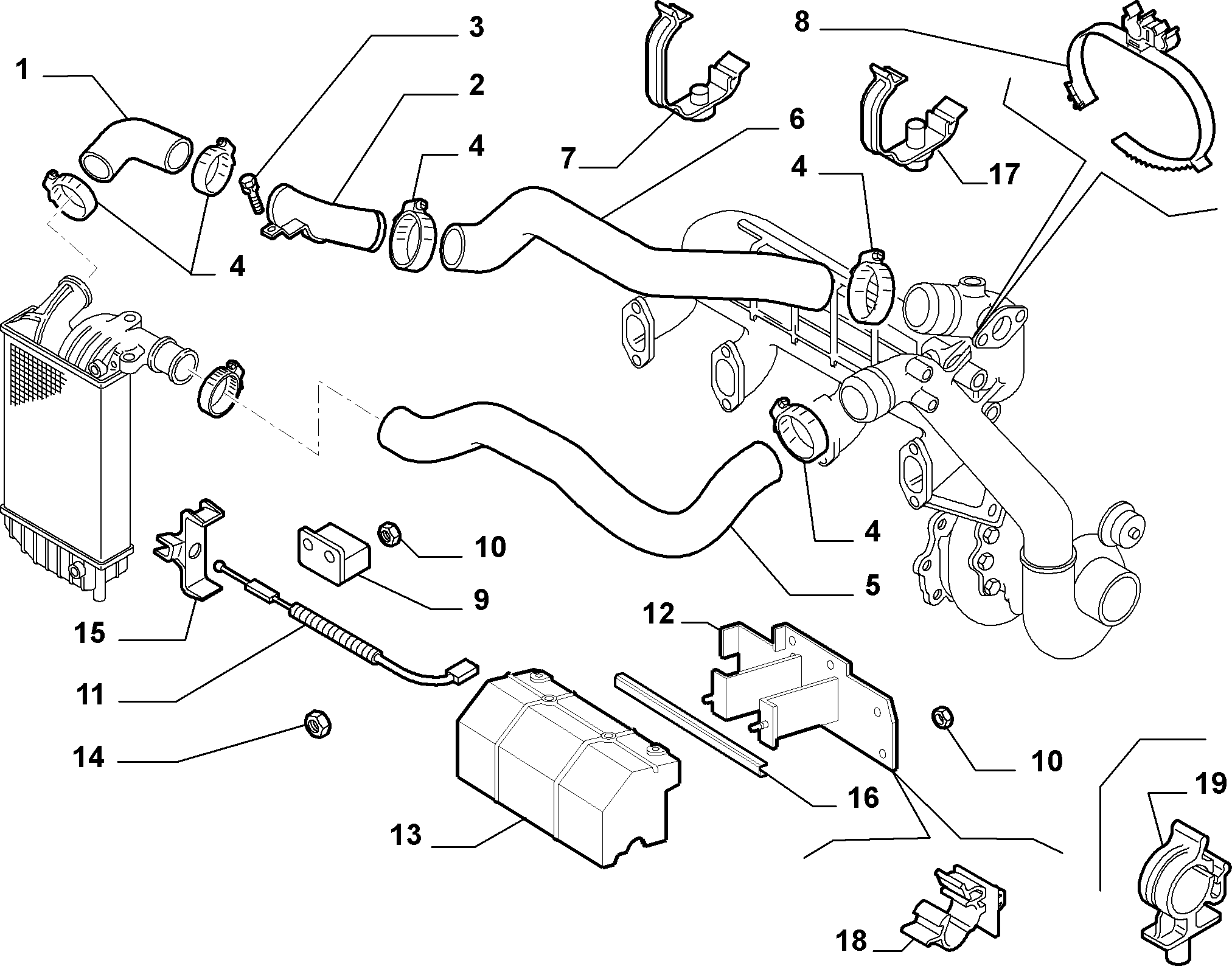 CITROËN 1337343080 - Ahdinletku inparts.fi