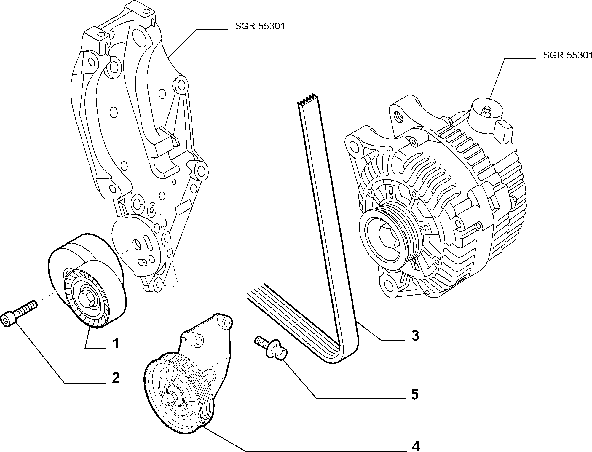 FORD 9655945780 - Moniurahihna inparts.fi