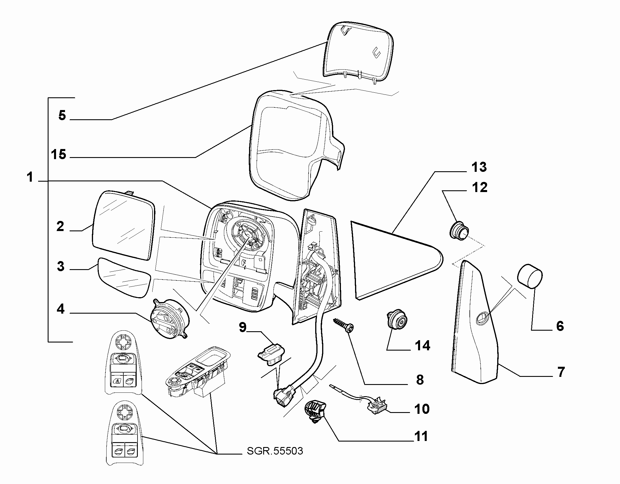 FIAT 9467160280 - Ulkopeili inparts.fi