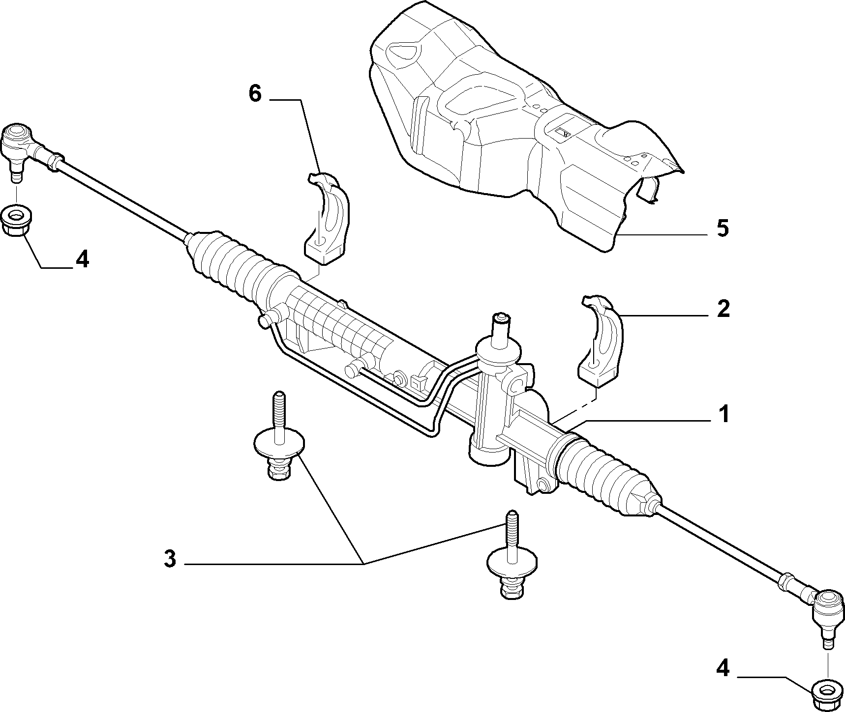 FIAT 1401381380 - Raidetangon pää, suora inparts.fi