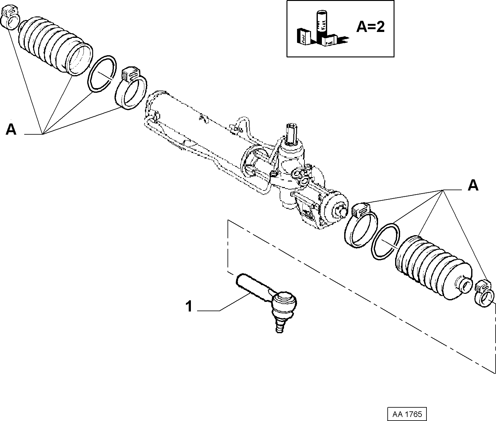 FIAT 9403817738 - Raidetangon pää inparts.fi