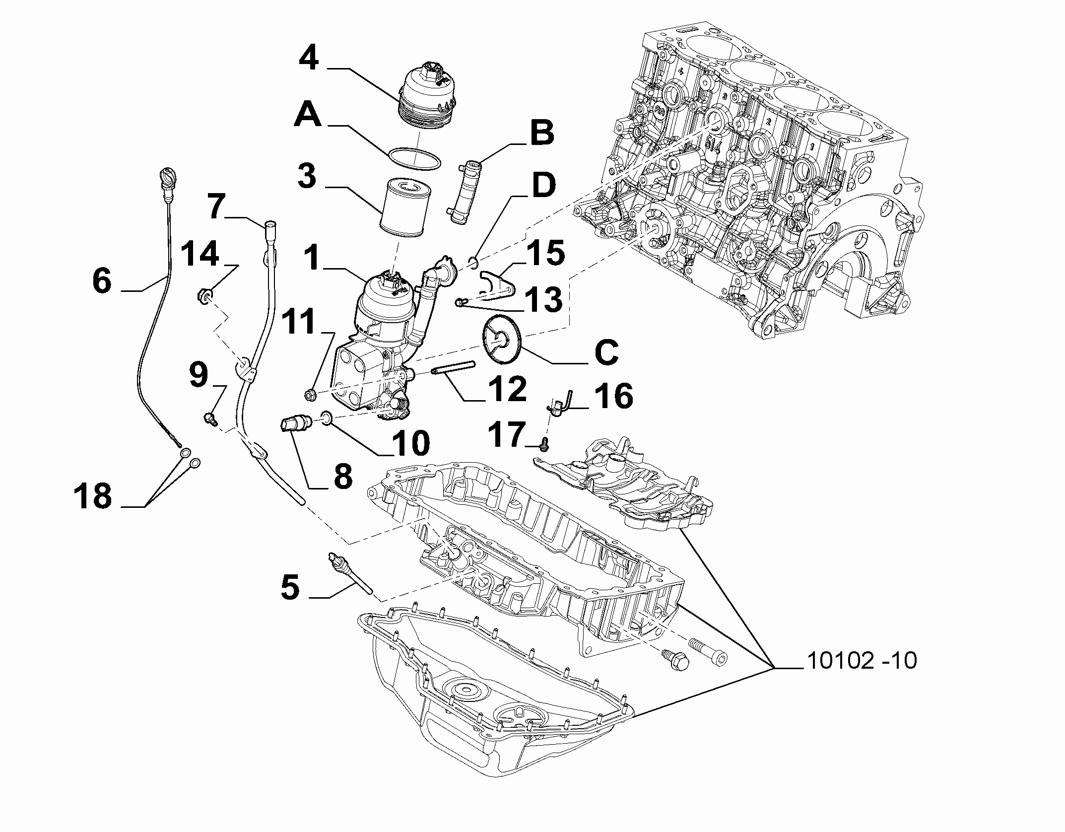 FIAT 9672654380 - Moottoriöljyn jäähdytin inparts.fi