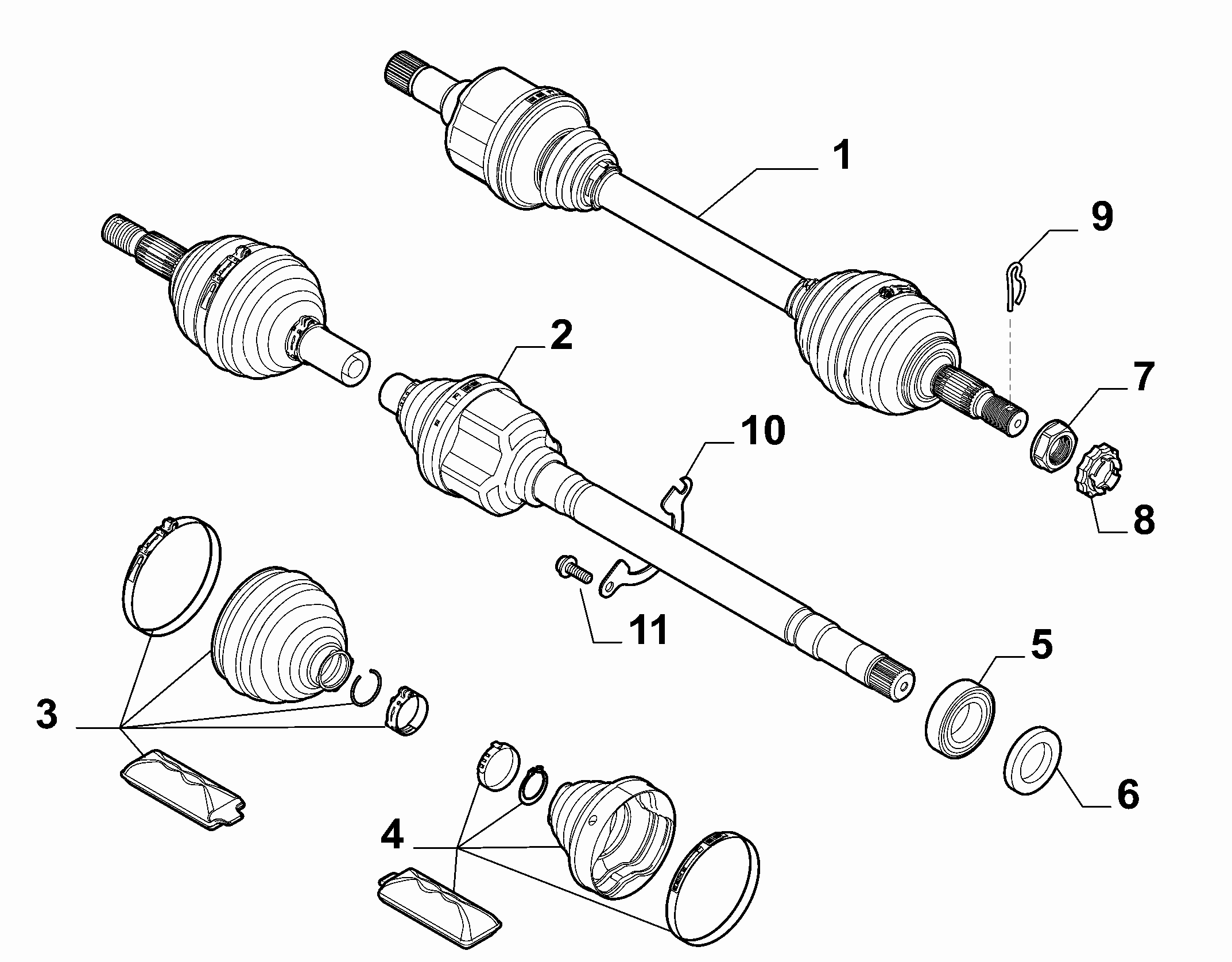 PEUGEOT 1497188088 - Vetoakseli inparts.fi