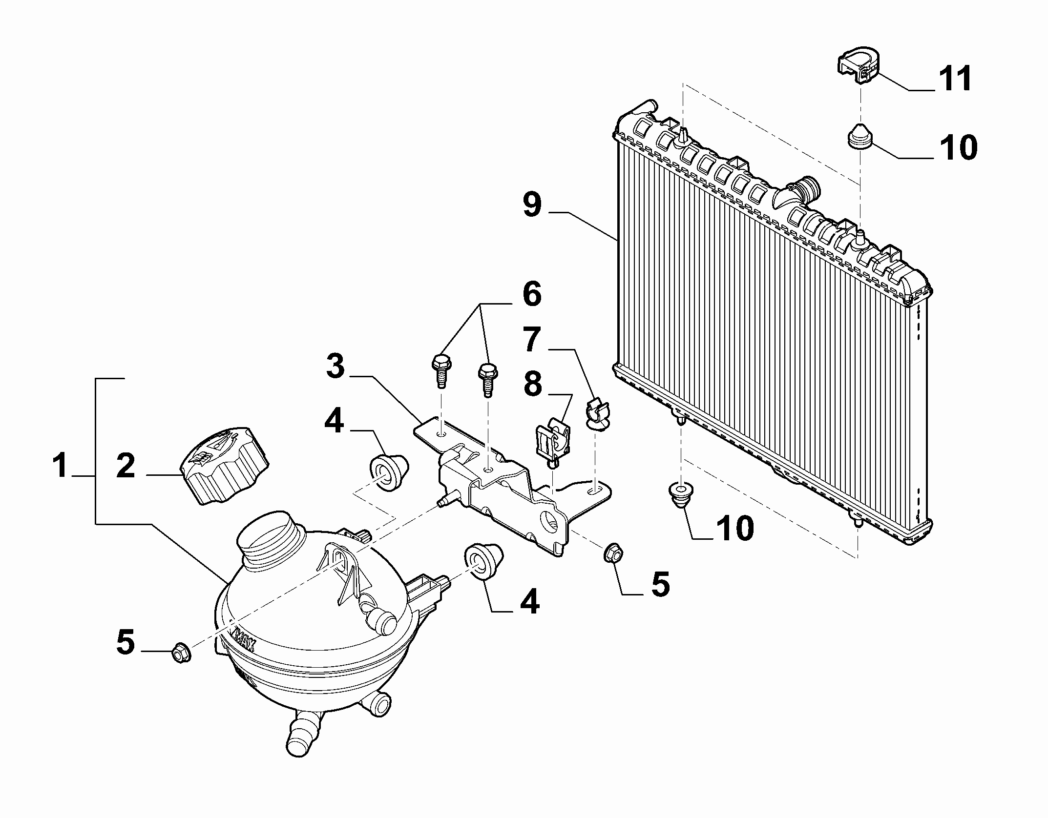 FIAT 9681593380 - Korkki, paisuntasäiliö inparts.fi