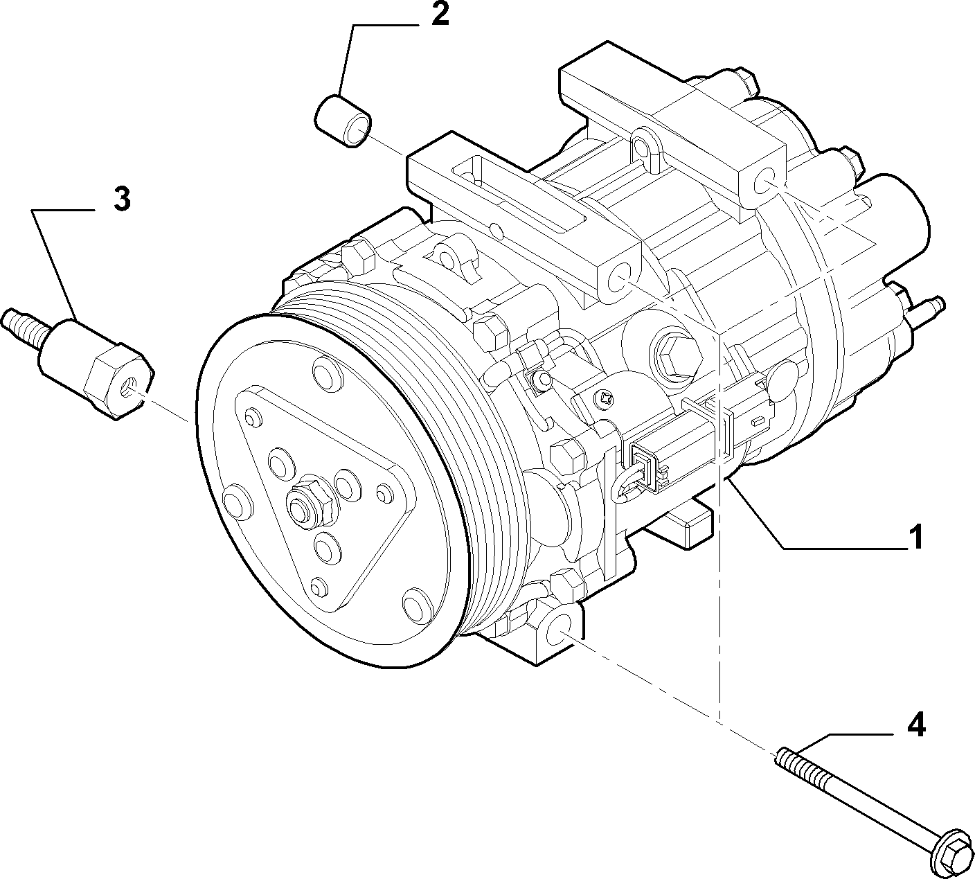 FIAT 9687499380 - Kompressori, ilmastointilaite inparts.fi