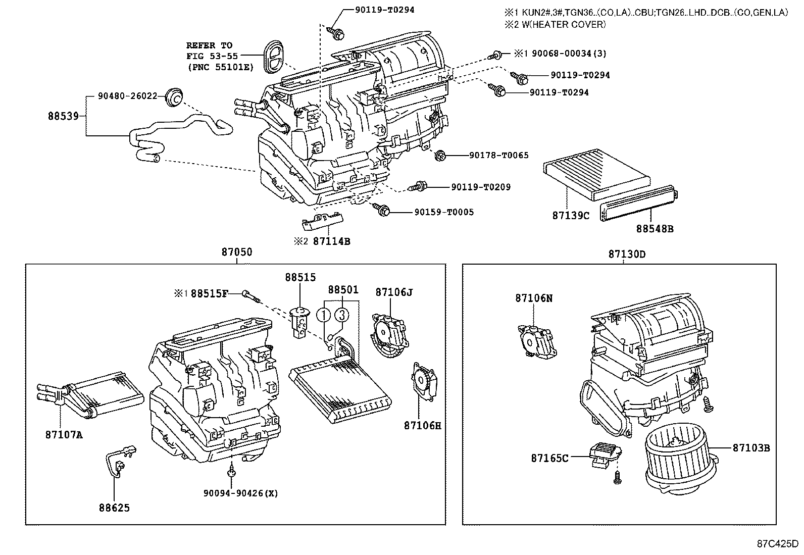 TOYOTA 87139-0K010 - Suodatin, sisäilma inparts.fi