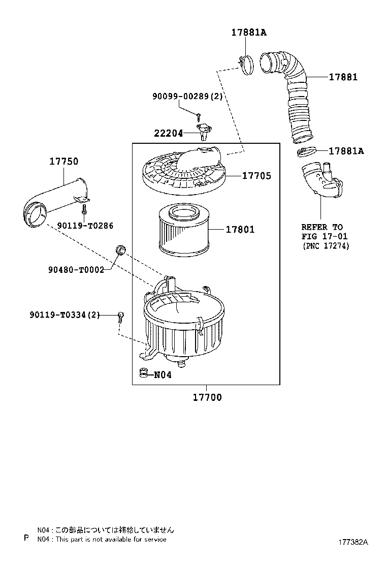 NISSAN 22204-0N010 - Ilmamassamittari inparts.fi