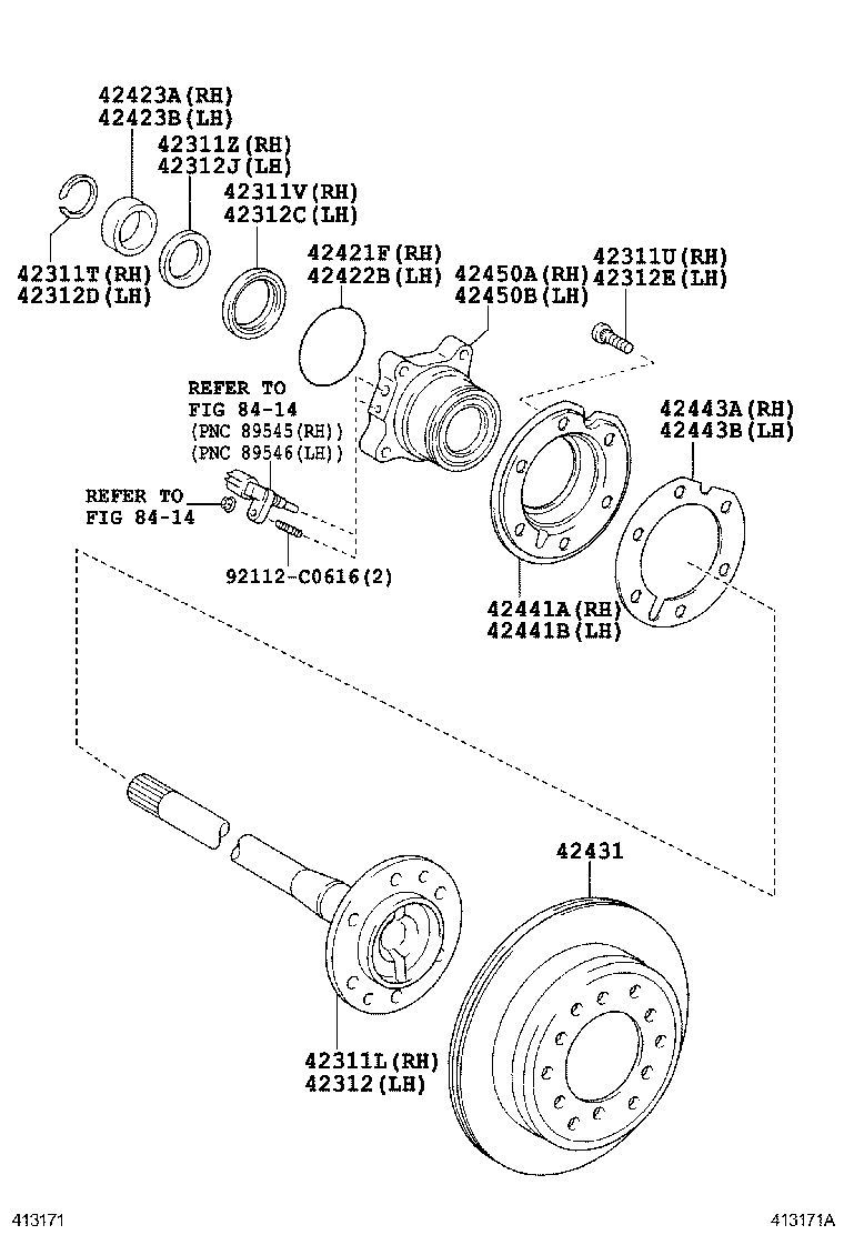 TOYOTA 9052041019 - Pyöränlaakerisarja inparts.fi