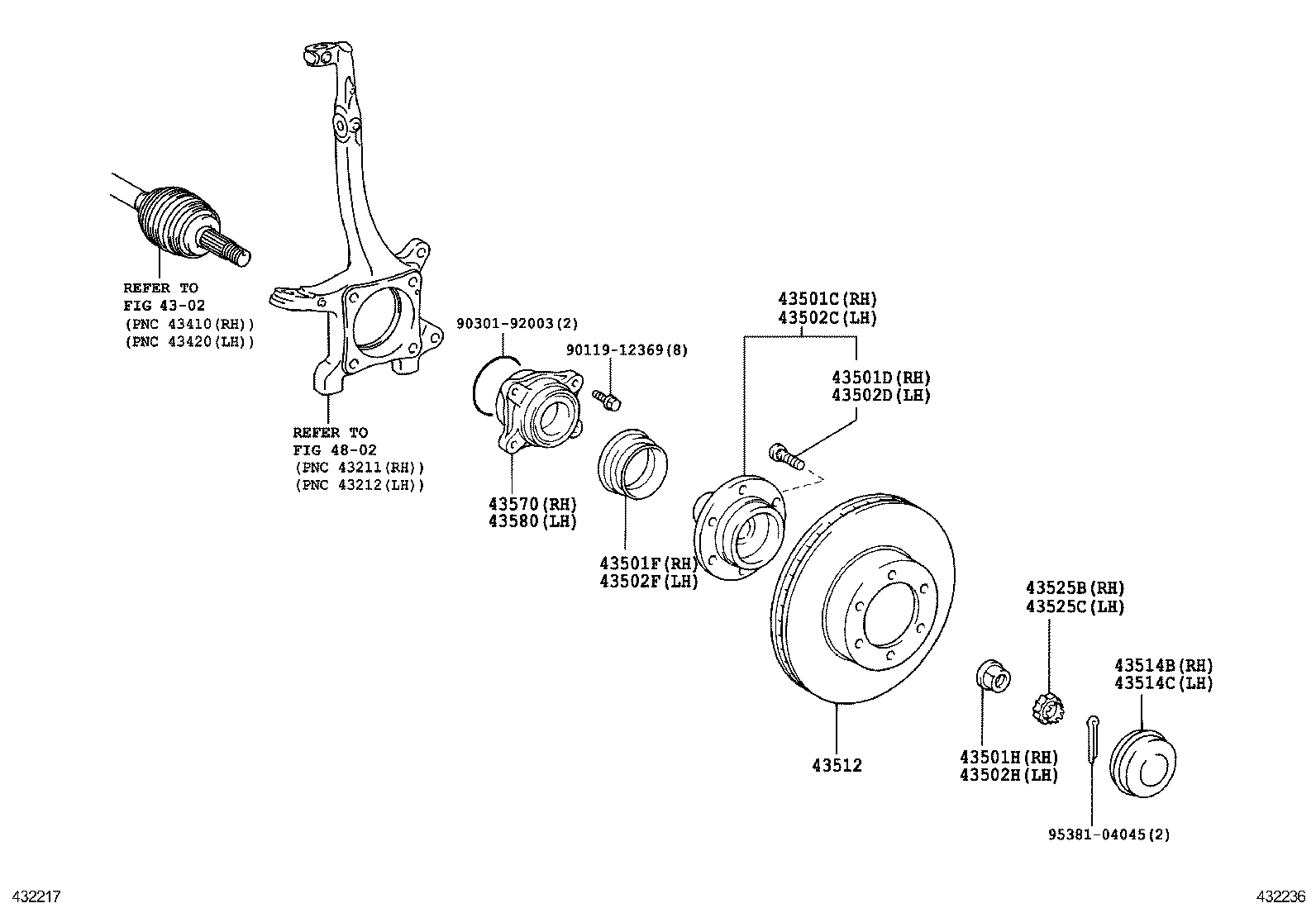 Opel 43512-60191 - DISC, FRONT inparts.fi