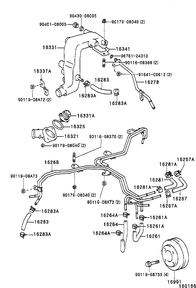 KIA 90916-03088 - Termostaatti, jäähdytysneste inparts.fi