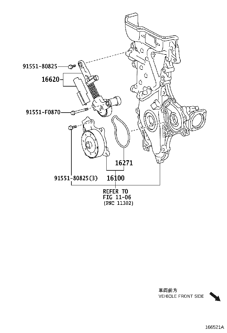 TOYOTA 16100-39565 - Vesipumppu inparts.fi