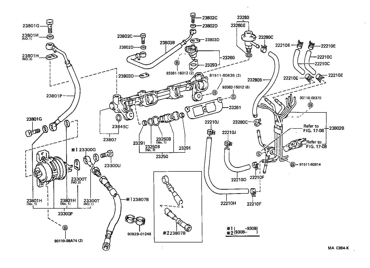 TOYOTA 23300-79255 - Polttoainesuodatin inparts.fi