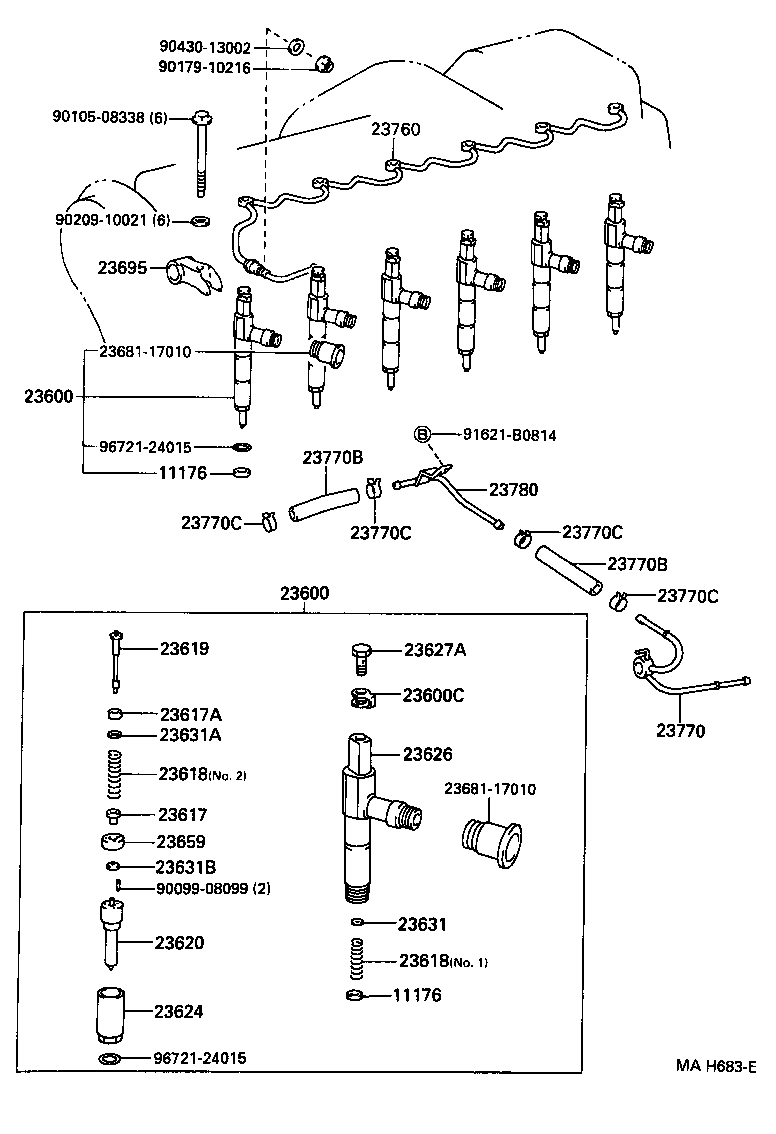 TOYOTA 9672124015 - Tiiviste, imusarja inparts.fi