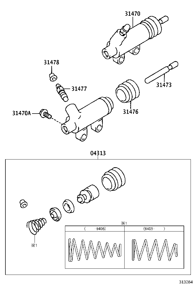 TOYOTA 31470 35100 - Työsylinteri, kytkin inparts.fi