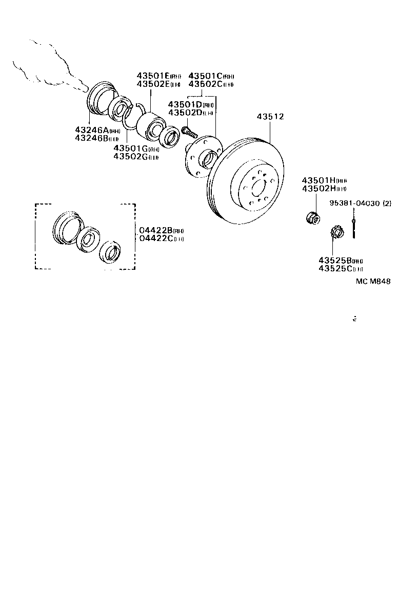 Suzuki 4351220470 - Jarrulevy inparts.fi