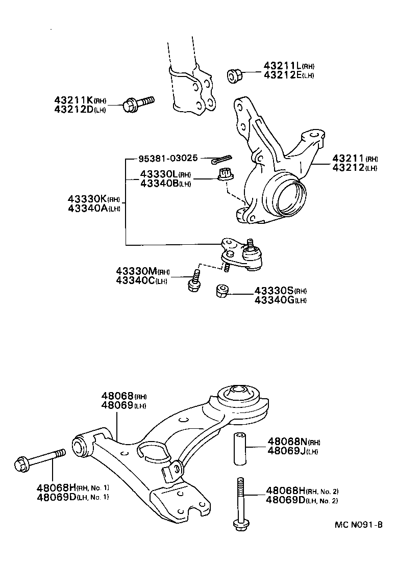 Suzuki 4806920260 - Tukivarsi, pyöräntuenta inparts.fi