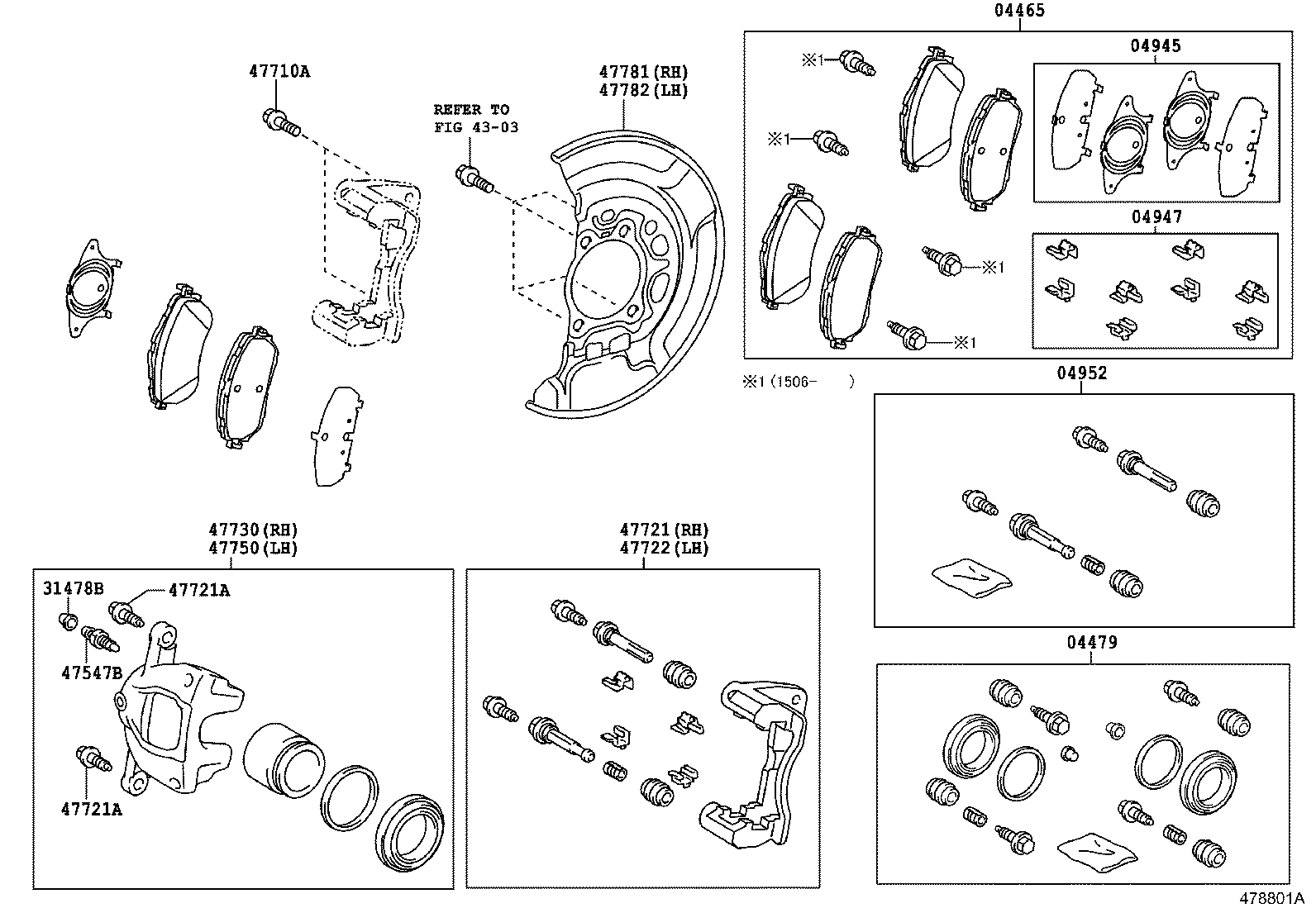 TOYOTA 0446502391 - Jarrupala, levyjarru inparts.fi