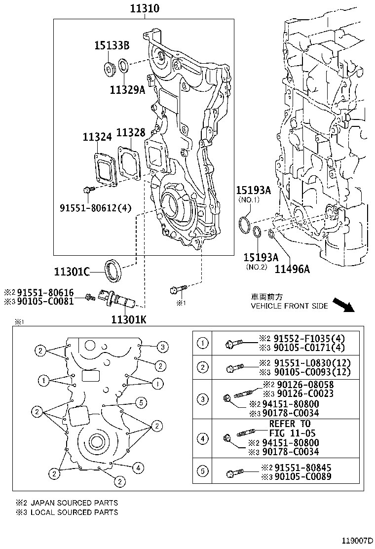 TOYOTA 90311-40042 - Akselitiiviste, kampiakseli inparts.fi