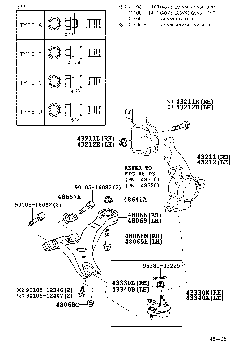 Opel 48068-33070 - Tukivarsi, pyöräntuenta inparts.fi