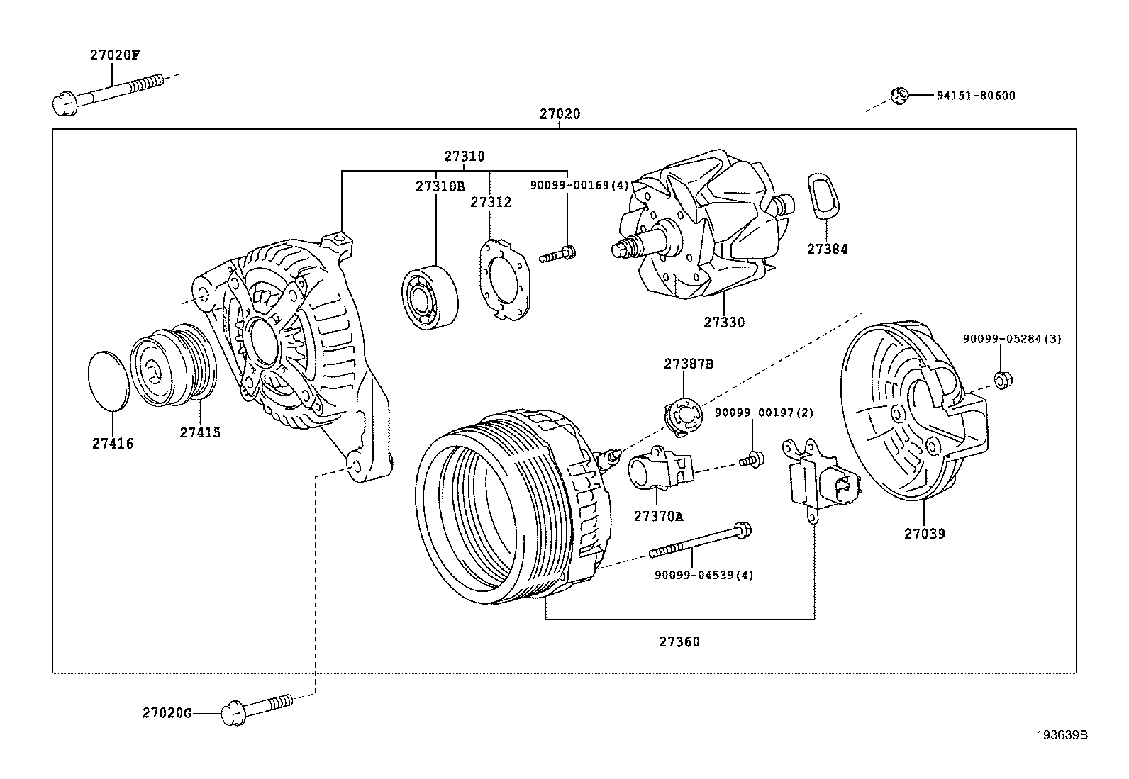 TOYOTA 27370-0P020 - Hiilipidike inparts.fi