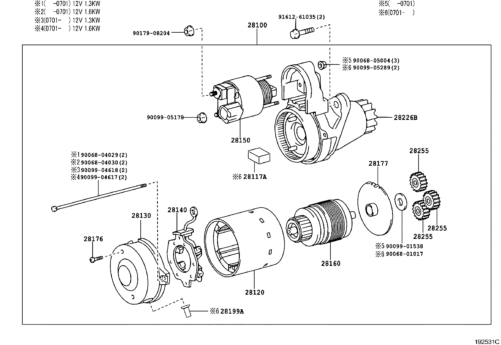 TOYOTA 28140-0H100 - HOLDER ASSY, STARTER BRUSH inparts.fi