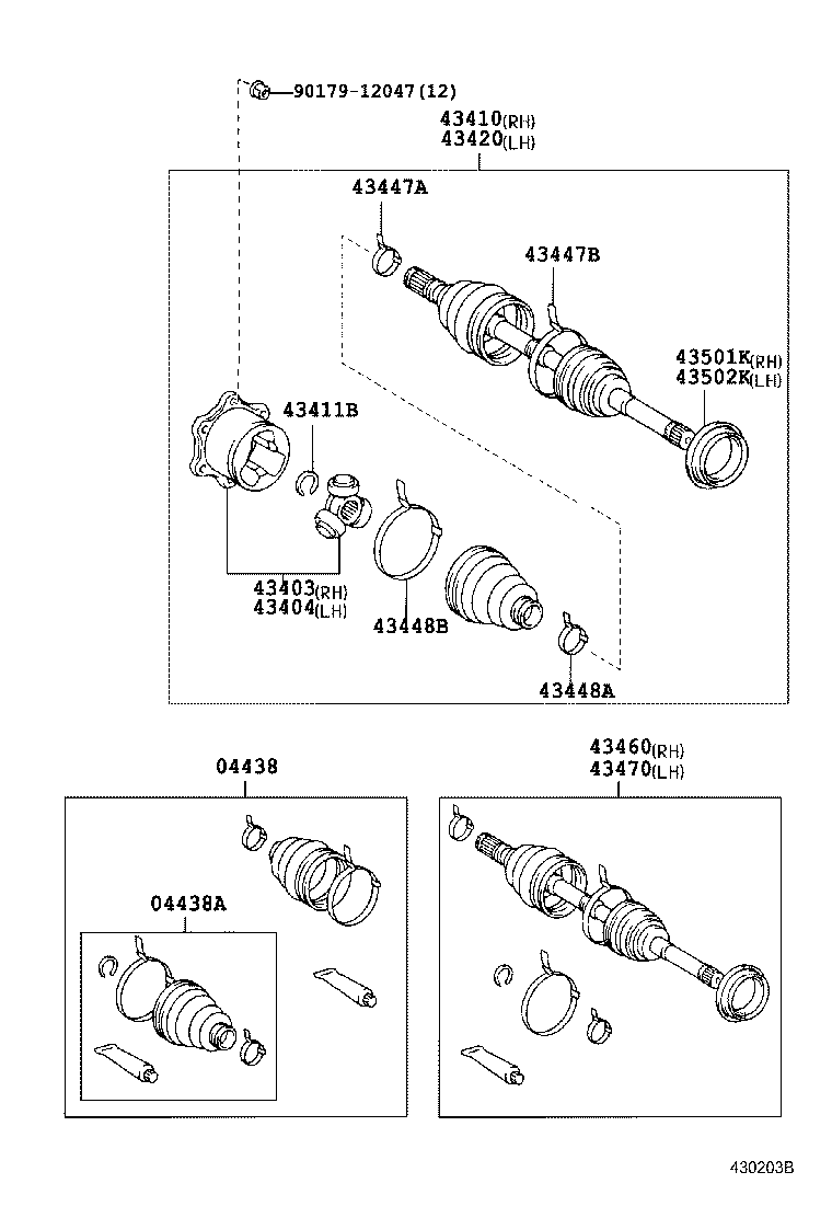 TOYOTA 04438-35022 - Paljekumi, vetoakseli inparts.fi