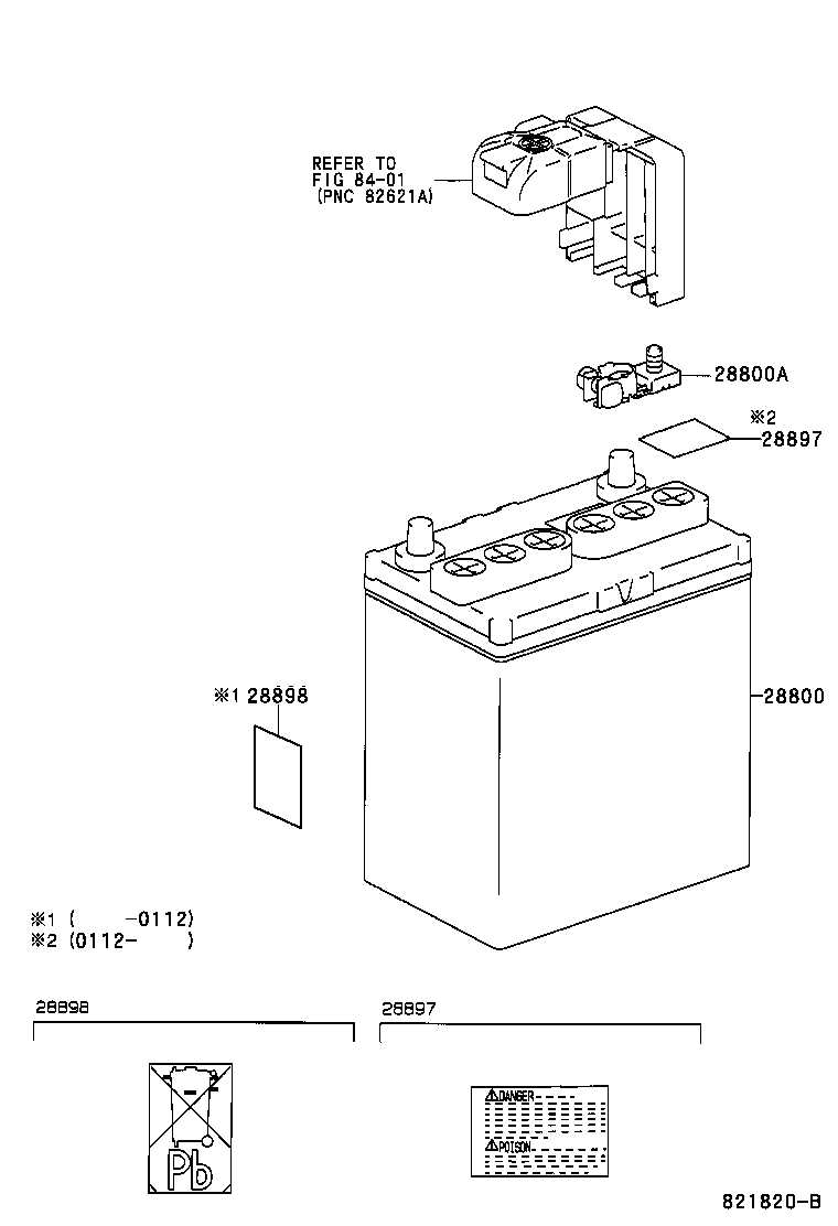 TOYOTA 2880011291 - Käynnistysakku inparts.fi